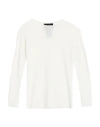 Alpha Studio Woman Sweater White Size 8 Viscose, Elastane In White