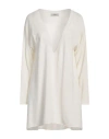 Alpha Studio Woman Sweater White Size Onesize Recycled Wool, Viscose, Polyamide, Cashmere In Neutral