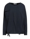Alpha Studio Woman Sweatshirt Midnight Blue Size 12 Viscose, Elastane