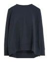 Alpha Studio Woman Sweatshirt Midnight Blue Size 8 Cotton, Elastane