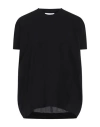 Alpha Studio Woman T-shirt Black Size 10 Cotton, Elastane