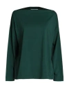Alpha Studio Green Silk Sweater In Green