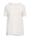 Alpha Studio Woman T-shirt Light Grey Size 14 Cotton, Elastane