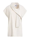 Alpha Studio Woman T-shirt Light Grey Size 6 Cotton, Elastane In Neutral