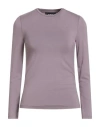 Alpha Studio Woman T-shirt Lilac Size 10 Viscose, Elastane