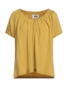 Alpha Studio Woman T-shirt Lime Green Size 10 Cotton, Elastane