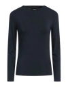 Alpha Studio Woman T-shirt Midnight Blue Size 6 Viscose, Elastane