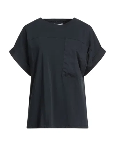 Alpha Studio T-shirts In Navy Blue