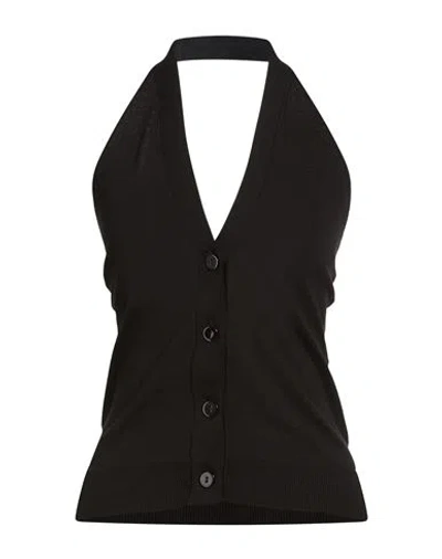 Alpha Studio Woman Top Black Size 10 Cotton