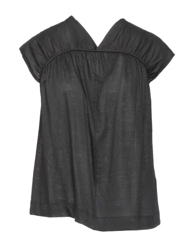 Alpha Studio Tops In Black