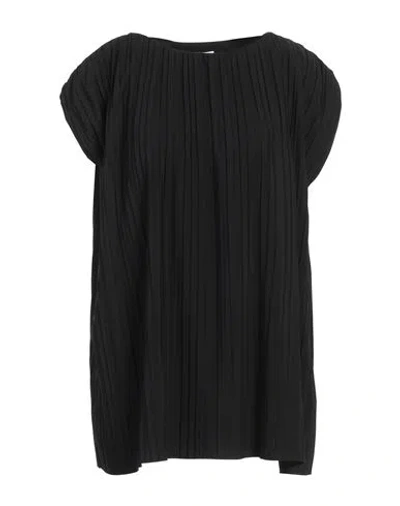 Alpha Studio Woman Top Black Size 8 Polyester