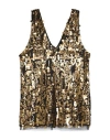 Alpha Studio Woman Top Bronze Size 10 Polyester In Gold