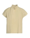 Alpha Studio Woman Top Cream Size 8 Cotton, Elastane In White