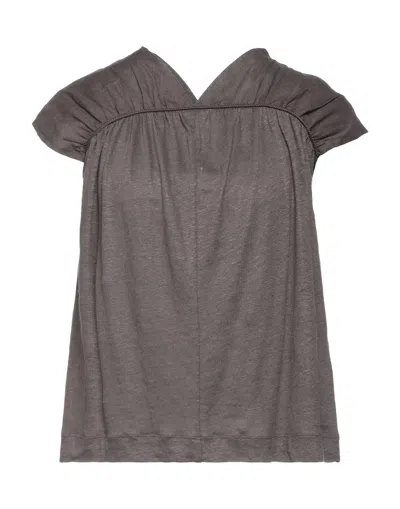 Alpha Studio Tops In Brown