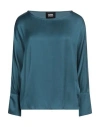 Alpha Studio Woman Top Deep Teal Size 6 Viscose In Green