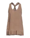 Alpha Studio Tops In Beige