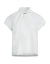 Alpha Studio Woman Top Light Grey Size 12 Cotton, Elastane In Grey