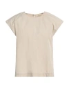 Alpha Studio Woman Top Light Grey Size 12 Polyamide In Grey