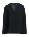 Alpha Studio Woman Top Midnight Blue Size 4 Polyester, Elastane