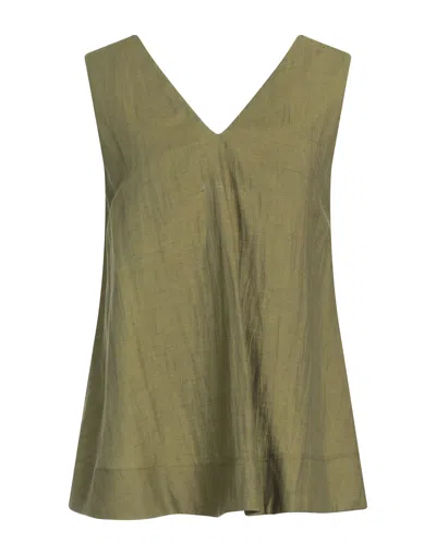 Alpha Studio Tops In Green