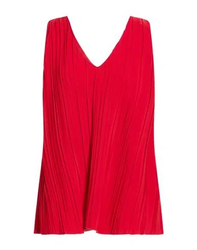 Alpha Studio Woman Top Red Size 4 Polyester