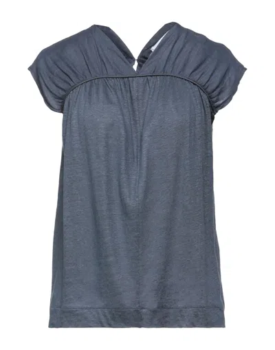 Alpha Studio Tops In Blue