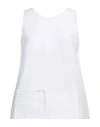 Alpha Studio Woman Top White Size 10 Cotton, Elastane
