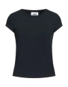 Alpha Studio Woman T-shirt Midnight Blue Size 12 Cotton, Elastane