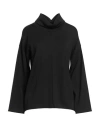 Alpha Studio Woman Turtleneck Black Size 12 Merino Wool