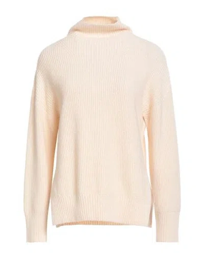 Alpha Studio Woman Turtleneck Cream Size 8 Wool, Viscose, Polyamide, Cashmere