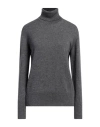 Alpha Studio Woman Turtleneck Grey Size 12 Wool, Cashmere