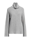 Alpha Studio Woman Turtleneck Grey Size 8 Recycled Wool, Viscose, Polyamide, Cashmere