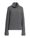 Alpha Studio Woman Turtleneck Grey Size 8 Wool, Cashmere
