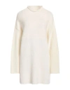 Alpha Studio Woman Turtleneck Ivory Size 10 Alpaca Wool, Polyamide, Wool, Recycled Cashmere In White