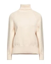 Alpha Studio Woman Turtleneck Ivory Size 10 Wool, Polypropylene In White