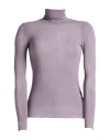 Alpha Studio Woman Turtleneck Mauve Size 10 Viscose, Polyamide, Cashmere, Elastane