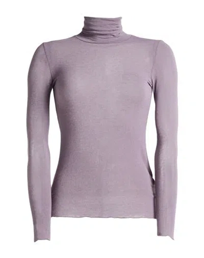 Alpha Studio Woman Turtleneck Mauve Size 10 Viscose, Polyamide, Cashmere, Elastane
