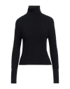 Alpha Studio Woman Turtleneck Midnight Blue Size 10 Viscose, Polyester, Polyamide