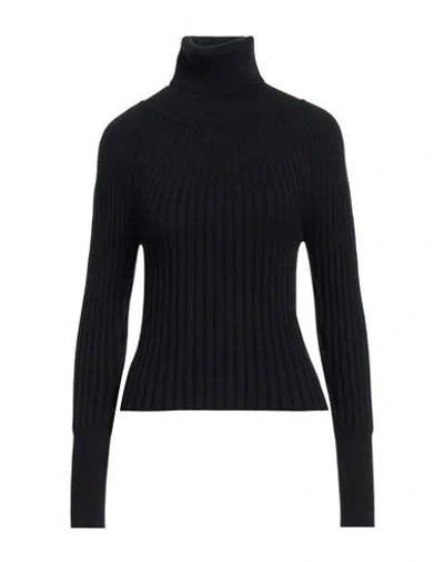 Alpha Studio Woman Turtleneck Midnight Blue Size 10 Viscose, Polyester, Polyamide