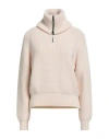 Alpha Studio Woman Turtleneck Off White Size 14 Merino Wool, Polypropylene In Neutral