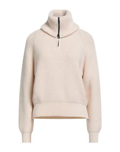 Alpha Studio Woman Turtleneck Off White Size 14 Merino Wool, Polypropylene In Neutral