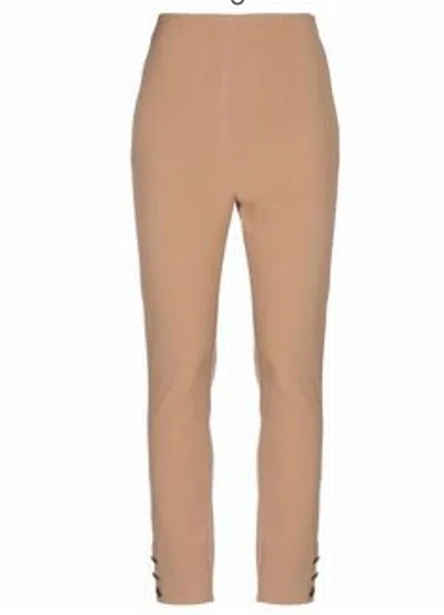 Alpha Studio Women's High Waist Trousers In Camel In Brown