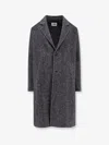 Alpha Studio Single-breasted Coat In Gray