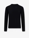 Alpha Studio Ribbed Crew-neck Sweater In Black