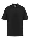 Alpha Style Short-sleeve Polo Shirt In Black