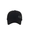 Alpha Tauri Baseball Cap With Glossy Logo Detail And Ribbed Structure In Black
