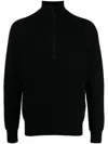 Alpha Tauri Fenla Ribbed-knit Jumper In Black