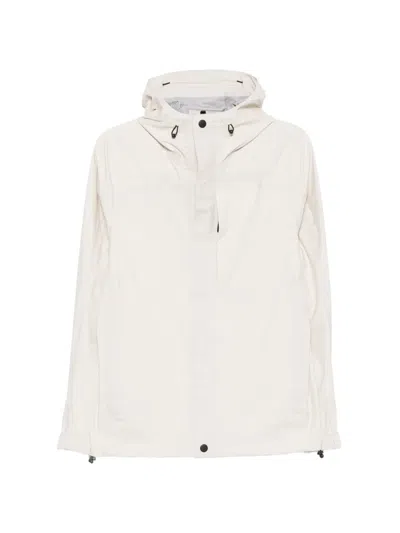 Alpha Tauri Hooded-neck Jacket In White