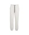 Alpha Tauri Joggers With Vertical Seam Detail And Logo Accents In White