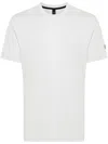 Alpha Tauri Logo-patch Cotton-blend T-shirt In Blue